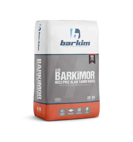 Barkimor A19, özellikle hızlı kuruması ve kısa sürede uygulamaya hazır hale gelmesiyle öne çıkan bir dolgu ve tamir harcıdır.