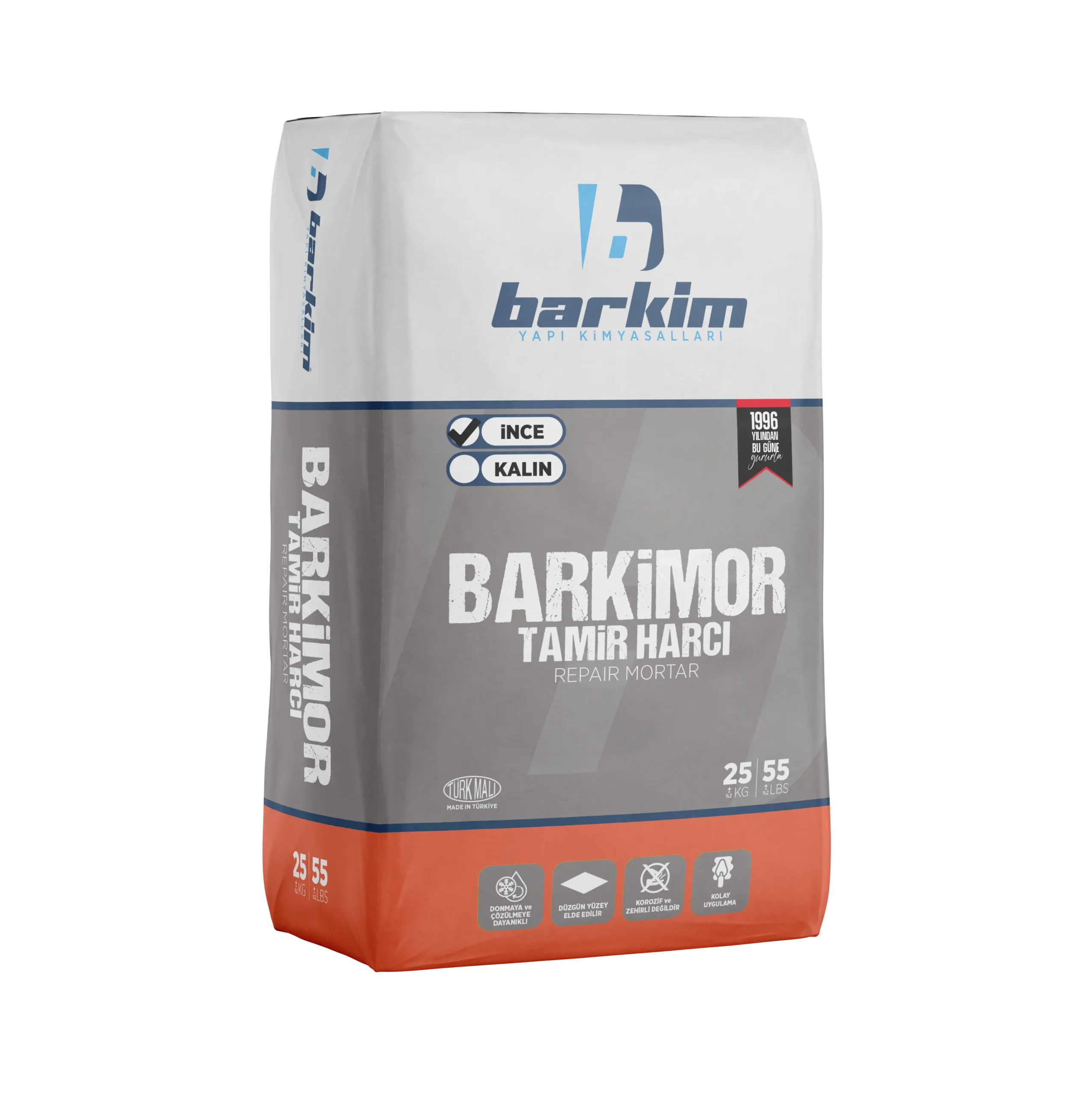 Barkimor, yüksek yapışma gücüne sahip olması sayesinde uygulandığı yüzeylerle güçlü bir bağ oluşturur.