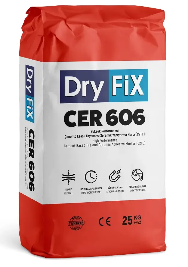 CER 606 C2TE Sınıfı Seramik Yapıştırma Harcı 1 CER 606 C2TE Sinifi Seramik Yapi 1