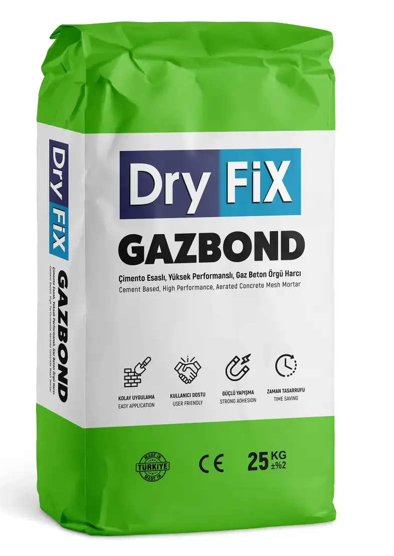 GAZBOND Çimento Esaslı, Gazbeton Örgü Harcı