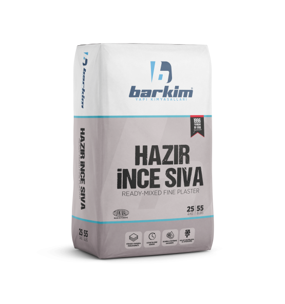 Hazır İnce Sıva, çimento esaslı, son kat sıva olarak kullanılan, polimer katkılarıyla güçlendirilmiş ve ekonomik özellikler sunan bir malzemedir.