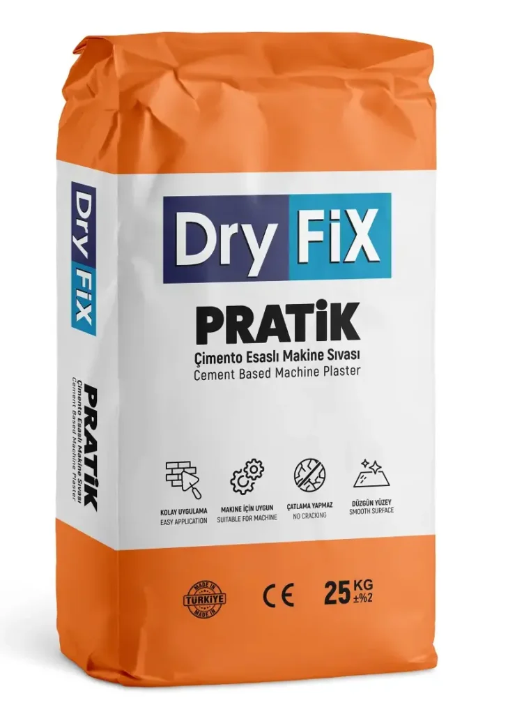 PRATİK  Makine Sıvası ile tanışın.