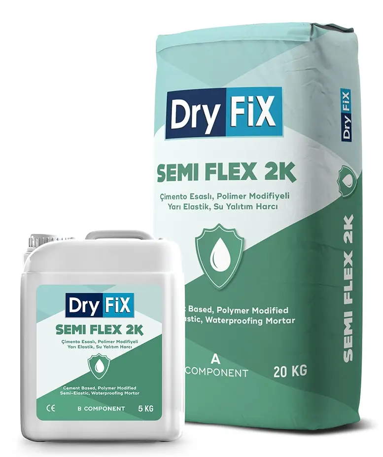 SEMİ FLEX 2K Çimento Esaslı Yarı Elastik ile tanışın.