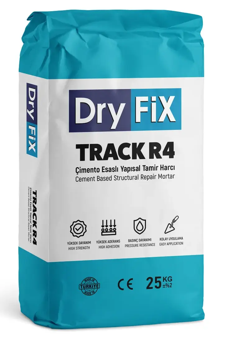 TRACK  R4 Sınıfı Yapısal Tamir Harcı (Kalın)